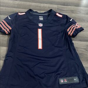 Nike Women's Dark Blue Jersey with Red Accents